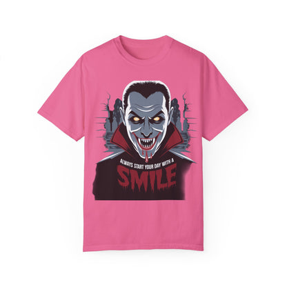 Vampire Smile Unisex Tee - Perfect for Halloween and Horror Fans