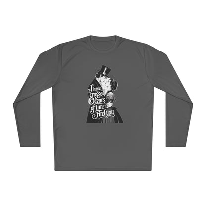 Unisex Lightweight Long Sleeve Tee - 'I Have Crossed Oceans of Time to Find You' Design