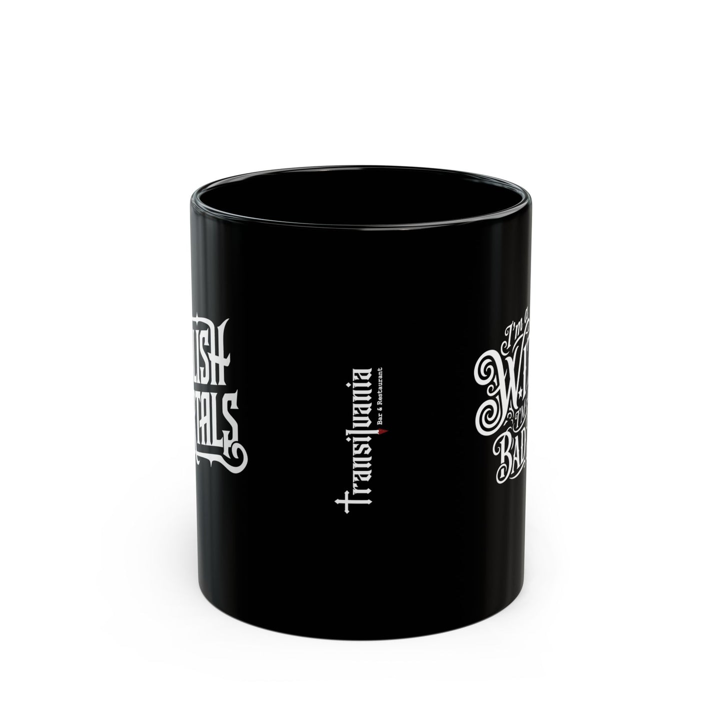 Bad Wich, Dark Humor Coffee Cup, Halloween Gift, Witchy Drinkware, Spooky Kitchen Accessory