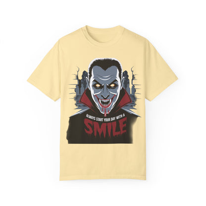 Vampire Smile Unisex Tee - Perfect for Halloween and Horror Fans