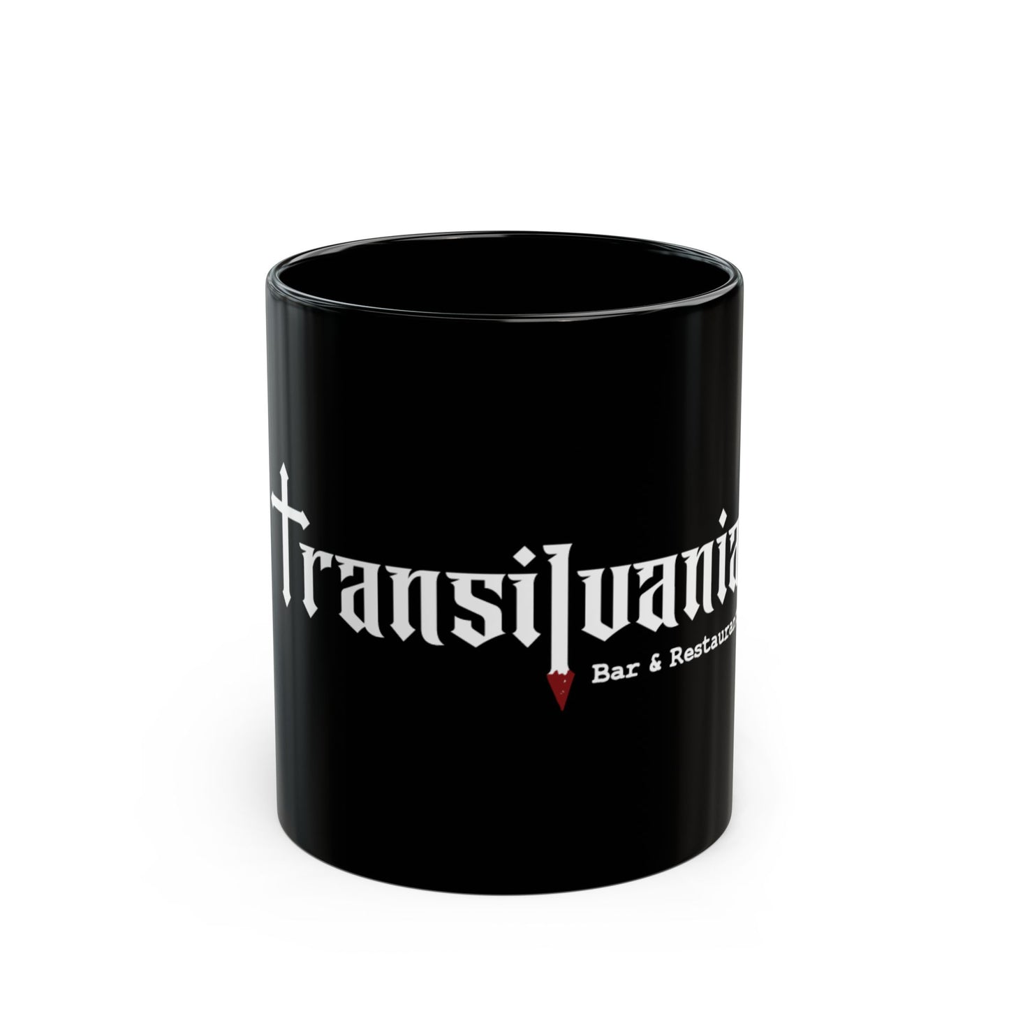 Transylvania Bar & Restaurant Black Mug - 11oz / 15oz Ceramic Coffee Cup