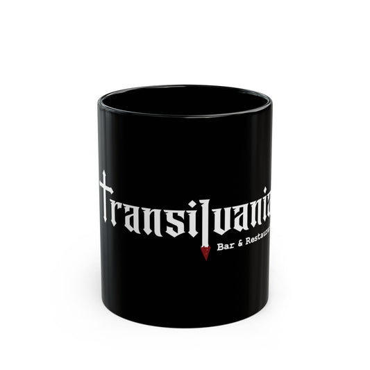 Transylvania Bar & Restaurant Black Mug - 11oz / 15oz Ceramic Coffee Cup