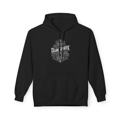 Dark Spirits & Foolish Mortals Hoodie | Unisex Halloween Apparel, Cozy Sweatshirt, Gift for Spooky Season, Casual Layering, Gothic Style