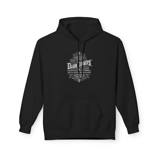 Dark Spirits & Foolish Mortals Hoodie | Unisex Halloween Apparel, Cozy Sweatshirt, Gift for Spooky Season, Casual Layering, Gothic Style