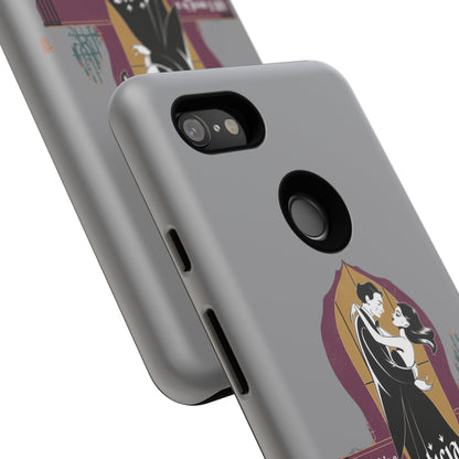 Morticia and Gomez Love Phone Case - Stylish Tough Protection with Gothic Charm