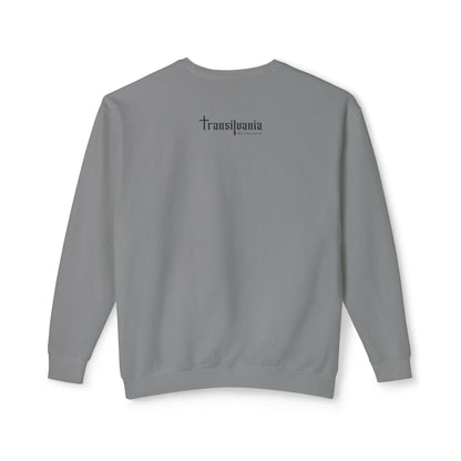 Unisex Halloween Vampire Crewneck Sweatshirt - 'Always Start Your Day with a Smile'