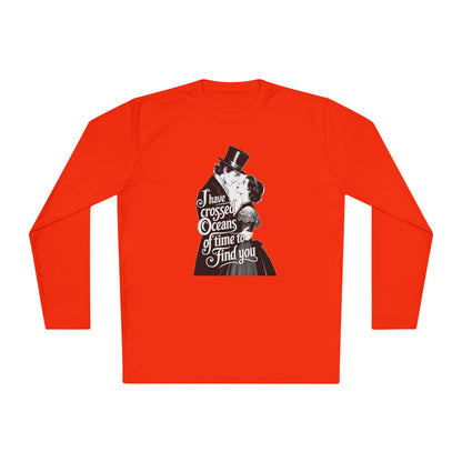Unisex Lightweight Long Sleeve Tee - 'I Have Crossed Oceans of Time to Find You' Design