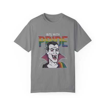 Pride-Inspired Vampire T-Shirt - Bite with Pride, Transylvania Back