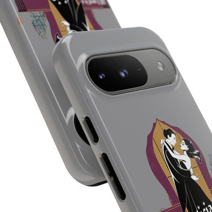 Morticia and Gomez Love Phone Case - Stylish Tough Protection with Gothic Charm