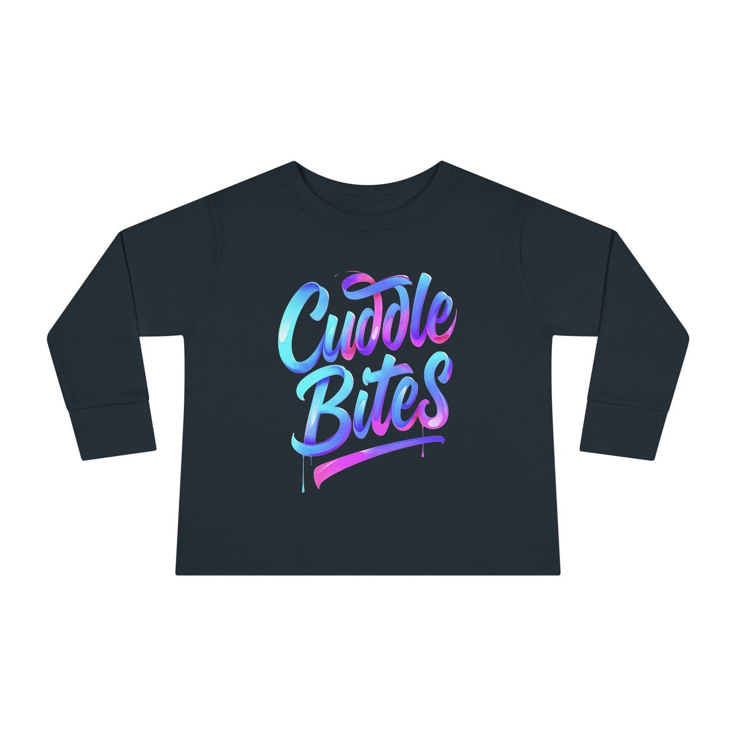 Little Monsters | Cuddle Bites | Toddler Long Sleeve Tee | Fun Kids Shirt, Cute Outfit, Playtime Apparel