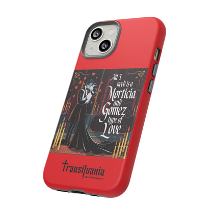 Transylvania Tough Case - Morticia & Gomez Type of Love Design