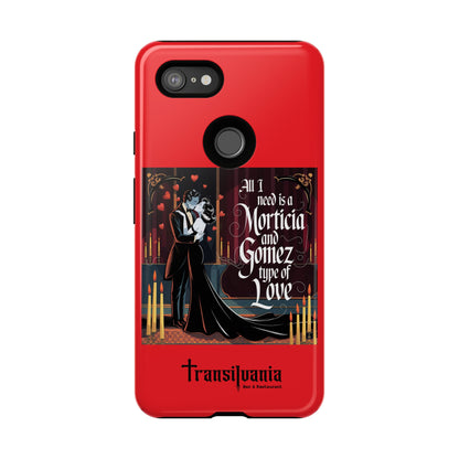 Transylvania Tough Case - Morticia & Gomez Type of Love Design
