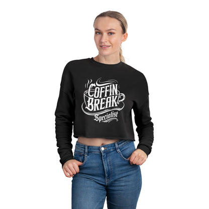Coffin Break Cropped Sweatshirt for Trendy Women