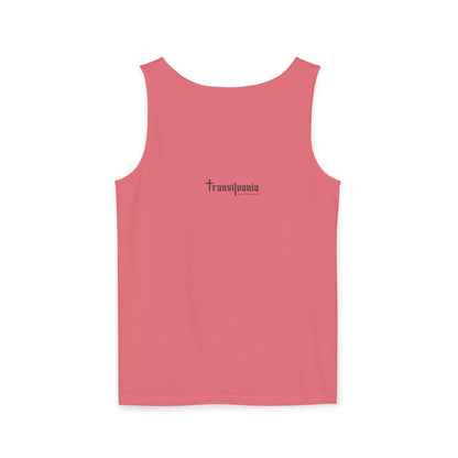 Funny Witches Date Tank Top - Unisex Garment-Dyed Tee for Halloween