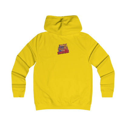 Humorous Romanian College Hoodie - "I'm Not Yelling, I'm Romanian"