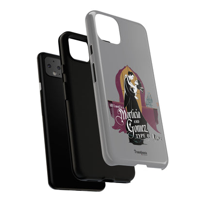 Morticia and Gomez Love Phone Case - Stylish Tough Protection with Gothic Charm