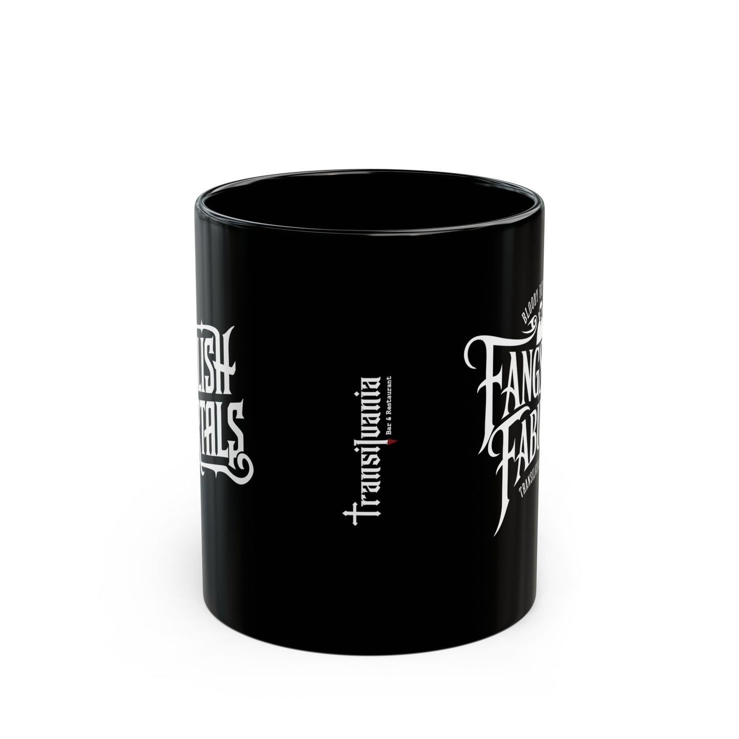 Fangs Out Mug, Dark Humor Coffee Cup, Halloween Gift, Witchy Drinkware, Spooky Kitchen Accessory