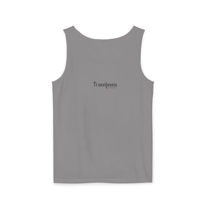 Funny Witches Date Tank Top - Unisex Garment-Dyed Tee for Halloween