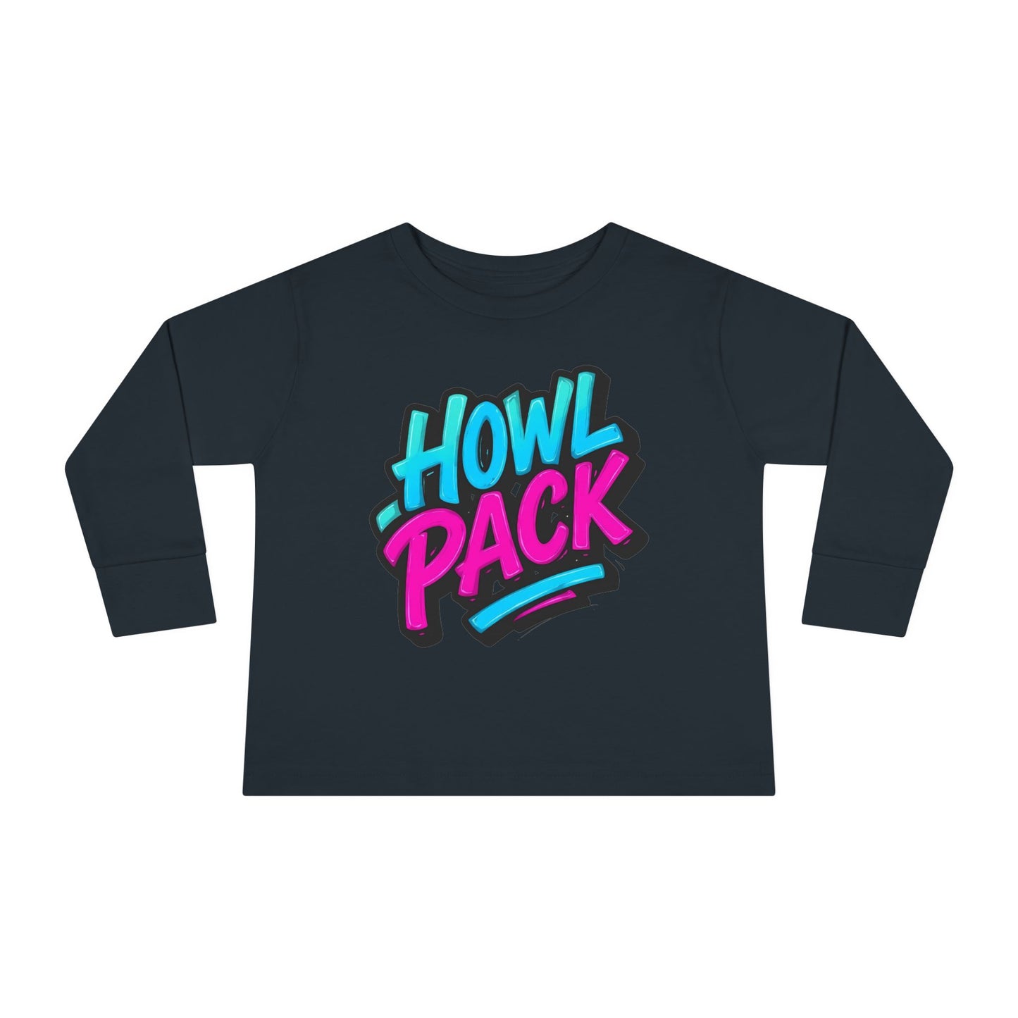 Little Monsters | Howl Pack | Toddler Long Sleeve Tee | Fun Kids Shirt, Cute Outfit, Playtime Apparel