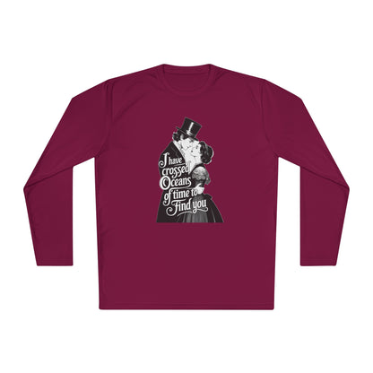 Unisex Lightweight Long Sleeve Tee - 'I Have Crossed Oceans of Time to Find You' Design