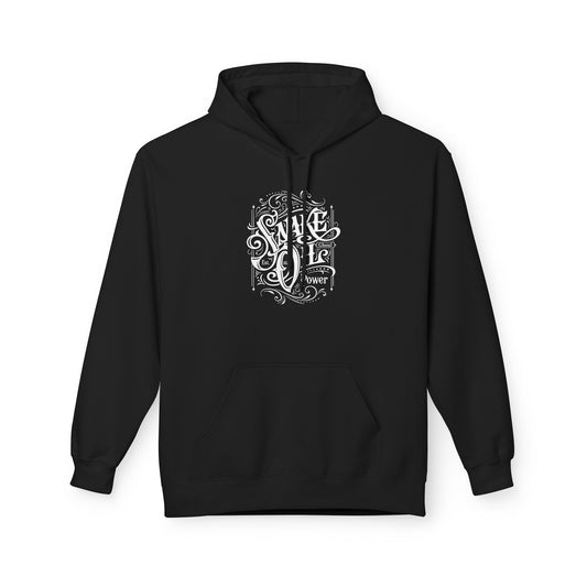 Snake Oil & Foolish Mortals Hoodie | Unisex Halloween Apparel, Cozy Sweatshirt, Gift for Spooky Season, Casual Layering, Gothic Style