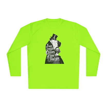 Unisex Lightweight Long Sleeve Tee - 'I Have Crossed Oceans of Time to Find You' Design