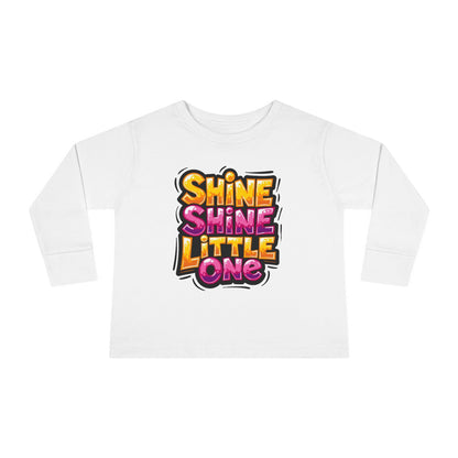 Little Monsters | Shine Shine | Toddler Long Sleeve Tee | Fun Kids Shirt, Cute Outfit, Playtime Apparel
