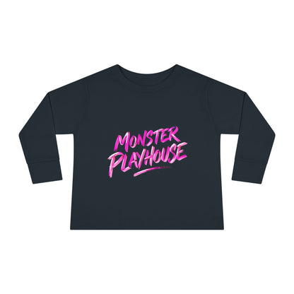 Little Monsters | Monster Playhouse | Toddler Long Sleeve Tee | Fun Kids Shirt, Cute Outfit, Playtime Apparel