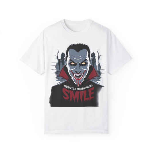 Vampire Smile Unisex Tee - Perfect for Halloween and Horror Fans